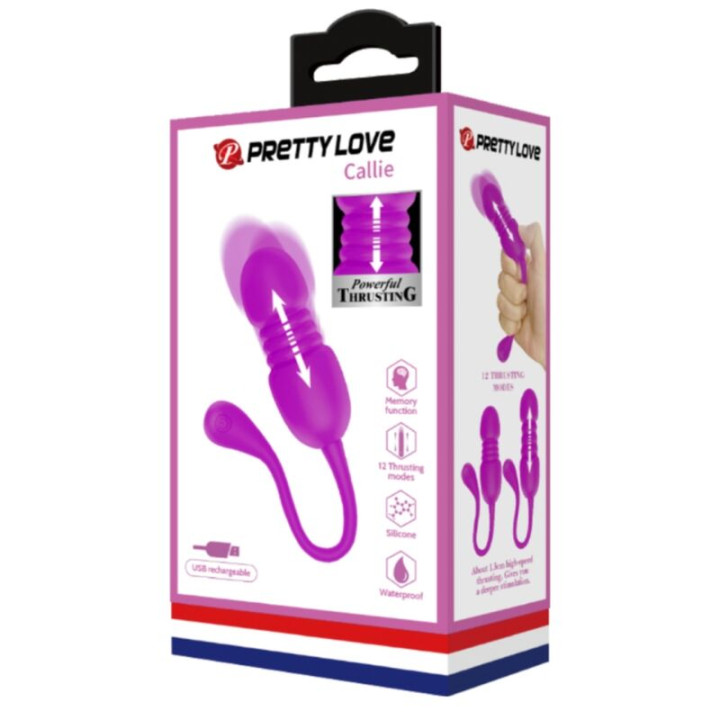 Pretty Love - Uovo Vibrante Ricaricabile Callie Viola