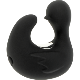 Black&Silver - Dedal de Pato Estimulante de Silicone Recarregável Duckymania