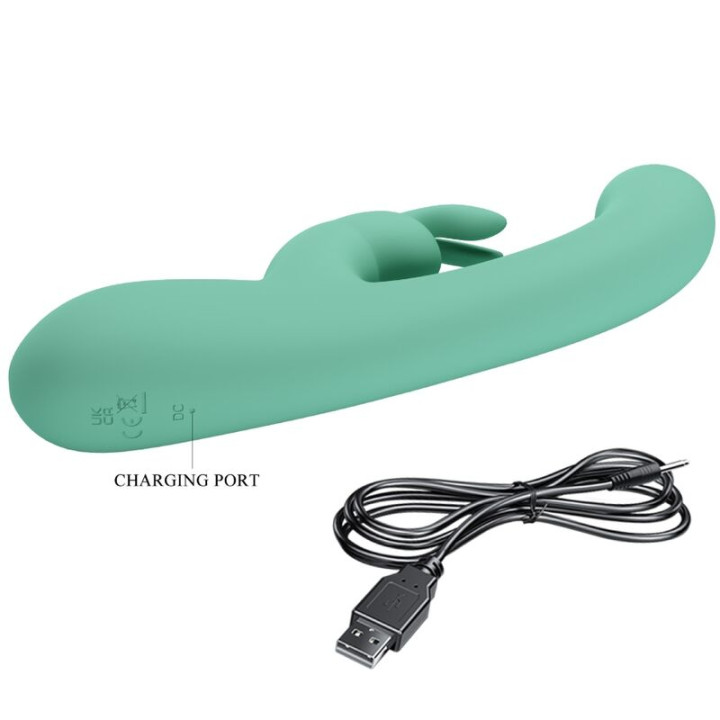 Pretty Love - Lamar Rabbit Vibrator & Grüner g-Spot