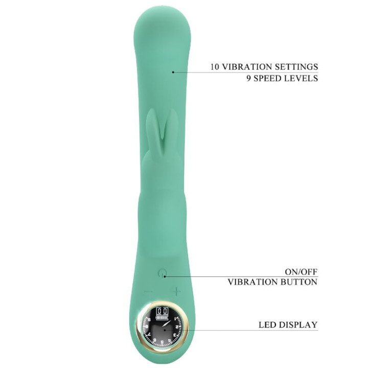Pretty Love - Lamar Rabbit Vibrator & Grüner g-Spot