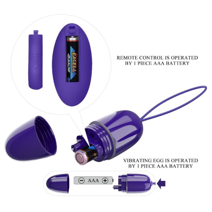Pretty Love - Selkie Youth Mini Vibrierendes ei Violet Fernbedienung