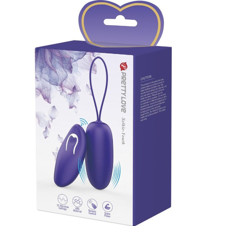 Pretty Love - Selkie Youth Mini Ovo Vibratório Violeta Controle Remoto
