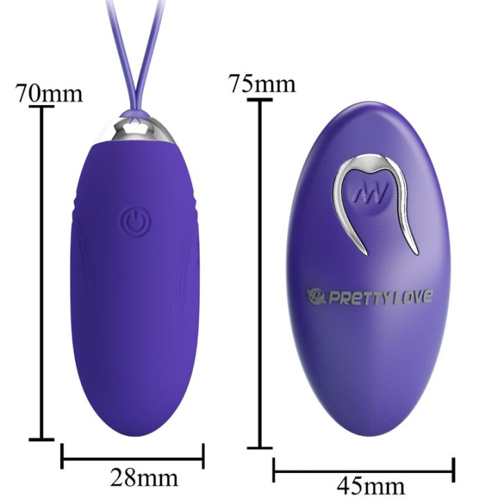 Pretty Love - Jenny Youth Violating Egg Télécommande Violet