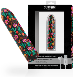 Custom Bullets - Balas Personalizadas Florais Recarregáveis Balas 10 Intensidades