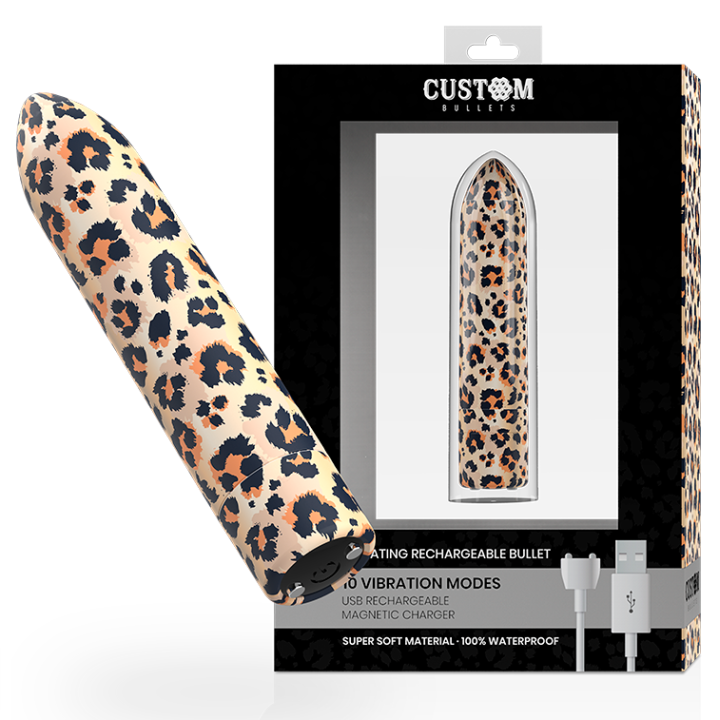 Custom Bullets - Personalizzati Ricaricabili Leopard 10 Intensità