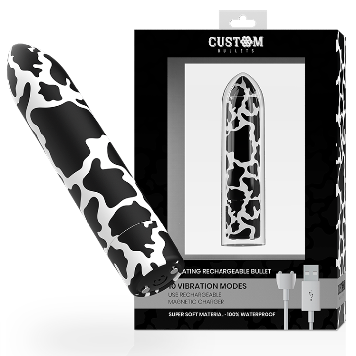 Custom Bullets - Balas Recarregáveis Vaca 10 Intensidades