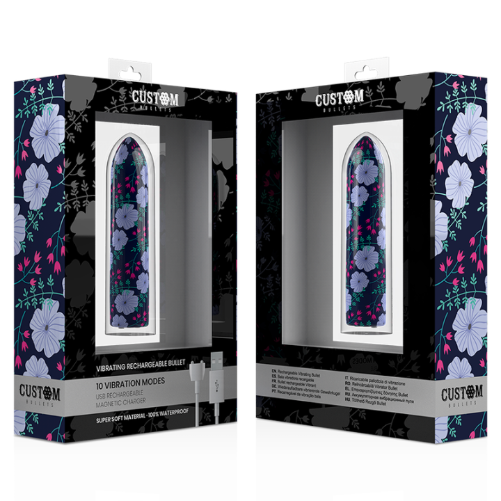 Custom Bullets - Personnalisés Rechargeable Printemps 10 Intensities