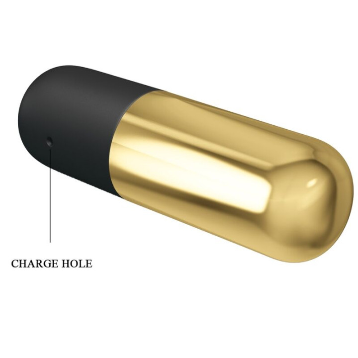 Pretty Love - Goldener Wiederaufladbarer Kugelvibrator