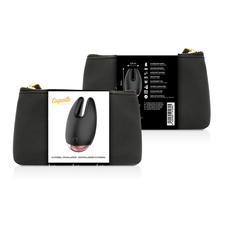 Coquette Chic Desire - Stymulator Lechtaczki Czarno/Zloty