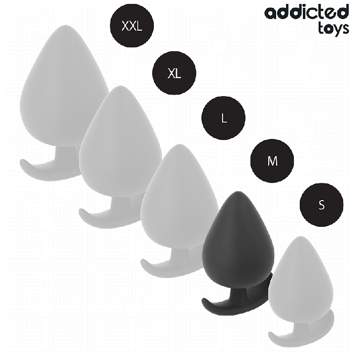 Addicted Toys - Anal Plug Silicone Size m 6.6 cm