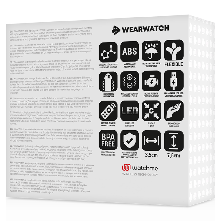 Wearwatch - Watchme Technology Remote Control Egg Fuchsia / Jet