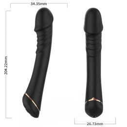 Armony - Dildo Vibrator Silikon Schwarz