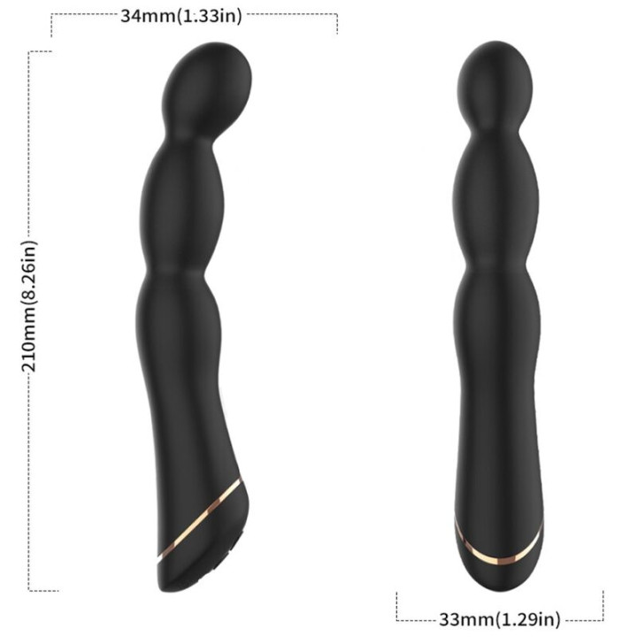 Armony - Bambu Vibrator Einstellbar Schwarz