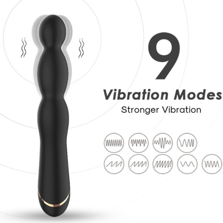 Armony - Bambu Vibrator Einstellbar Schwarz