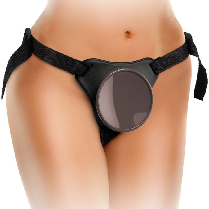 King Cock - Elite Kit Imbracatura Regolabile Deluxe Anello Con Testicoli e Dildo 20.3 cm