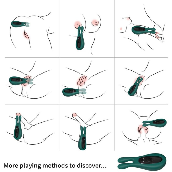 Armony - Stimulator & Vibrator Kaninchen Grün