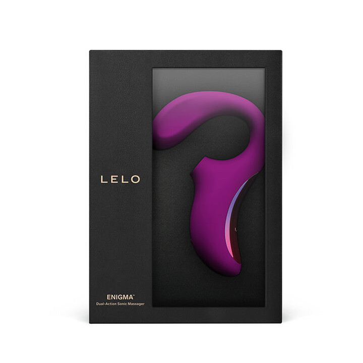 Lelo - Enigma Double Aspiration Stimulation Masseur Rose Profonde