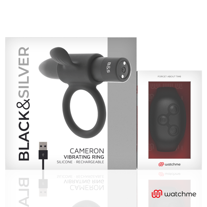 Black&Silver - Zegarek Cameron z Pilotem Cockring