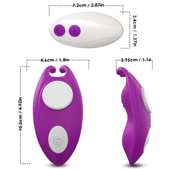Armony - Honeybee Tragbares Höschen Vibrator g-Spot Fernbedienung Lila
