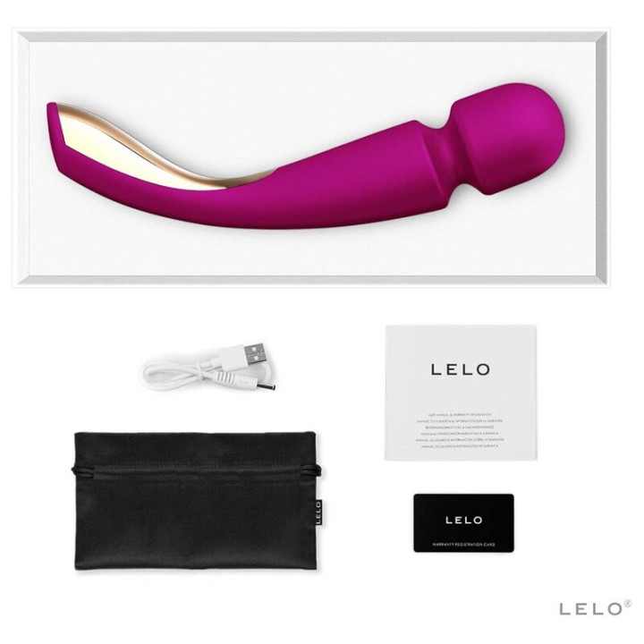 Lelo - Smart Wand Medium 2 Masseur Rose Profonde