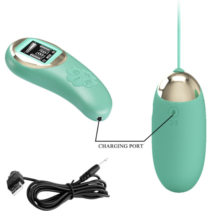 Pretty Love - Grüne Fernbedienung, Vibrierende Eiermine