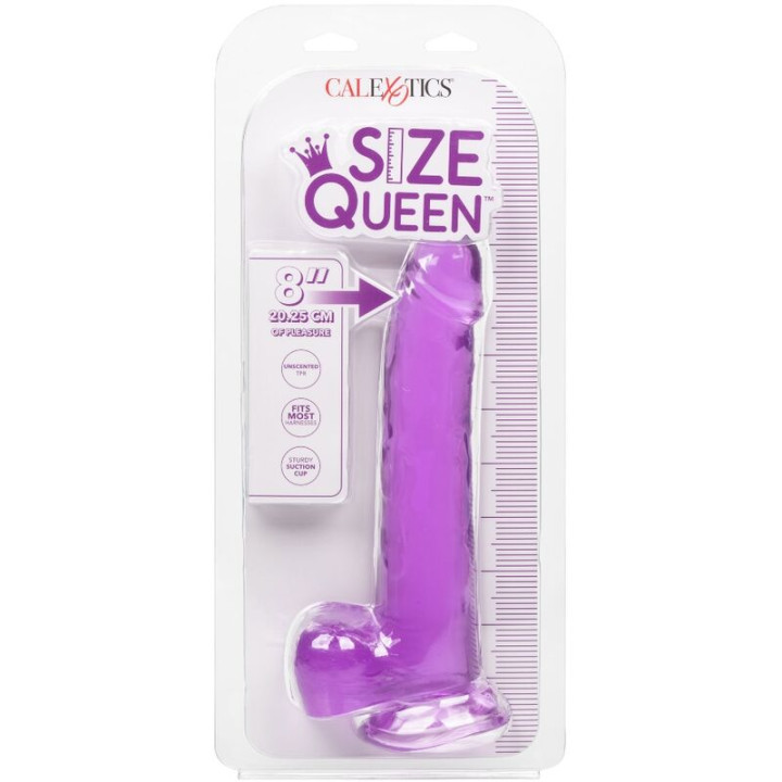 Calexotics - Rozmiar Dildo Krolowej Fioletowej 20,3 cm
