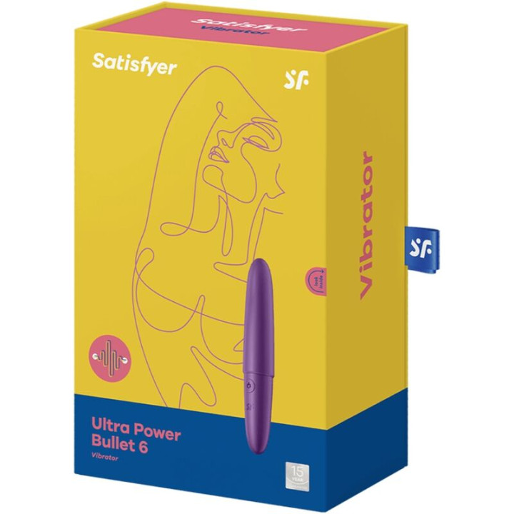 Satisfyer - Ultra Power Bullet 6 Fioletowy