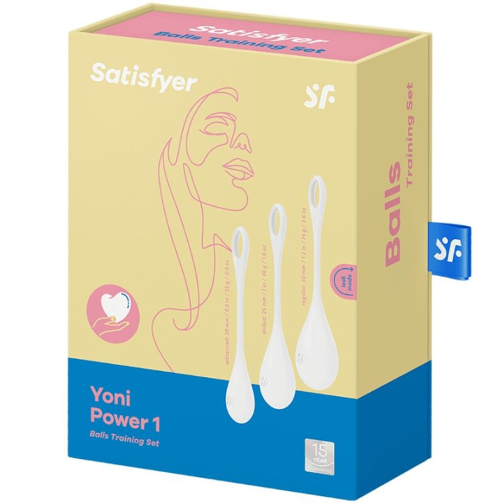 Satisfyer - Set da Allenamento Yoni Power 1 Bianco