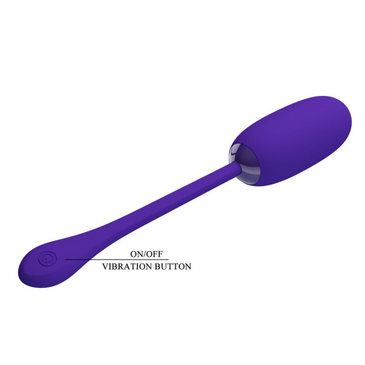 Pretty Love - Oeuf Vibrant Julius Imperméable-Rechargeable Violet