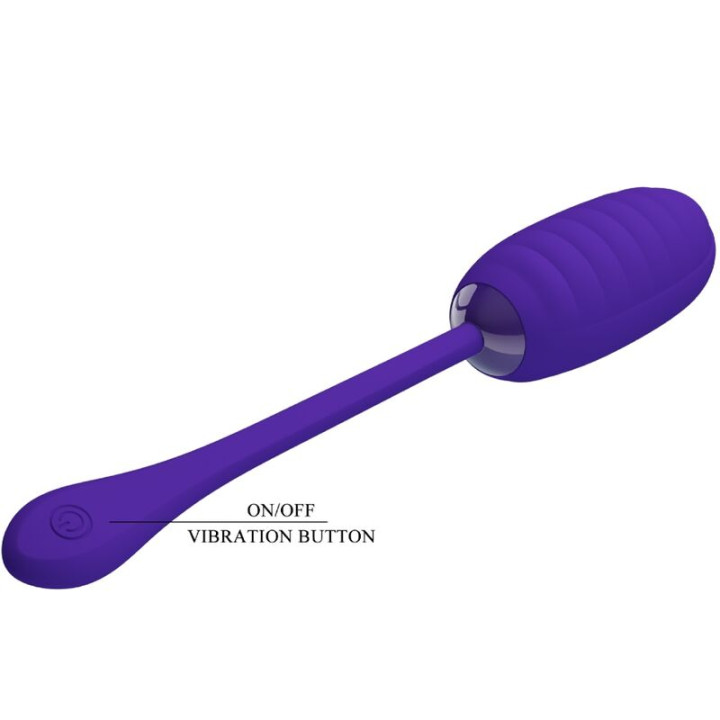 Pretty Love - Kirk Wiederaufladbares Vibrationsei Lila