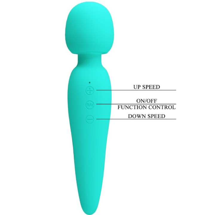 Pretty Love - Masseur Meredith 12 Modes de Vibration Vert Aqua