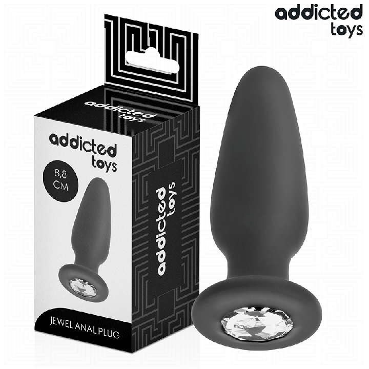 Addicted Toys - Anal Plug Mit Juwel Grösse s 8,8 cm