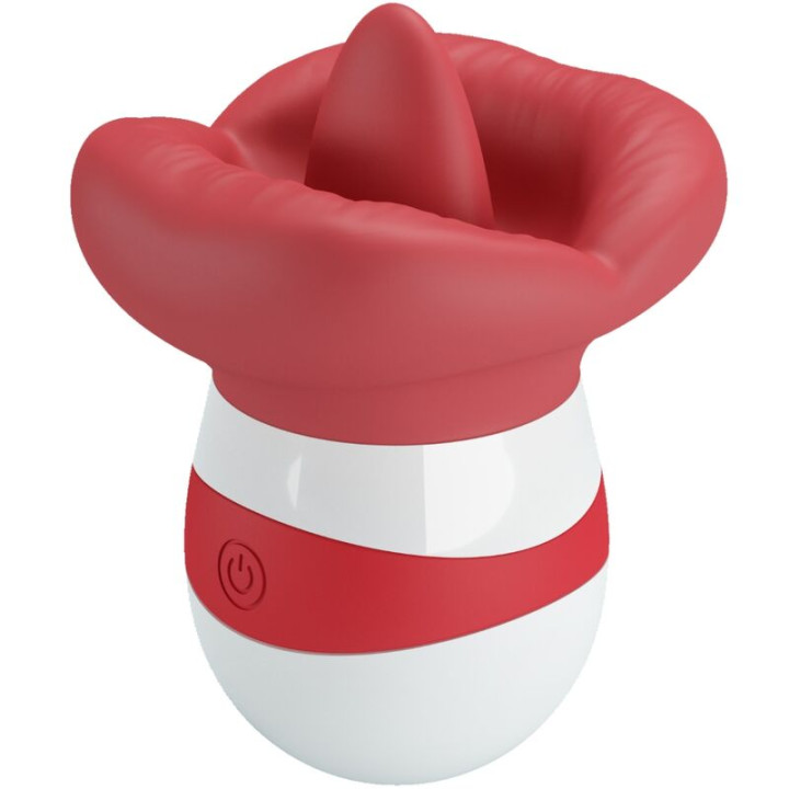 Pretty Love - Mina Stimolatore Della Lingua Rosso Chiaro