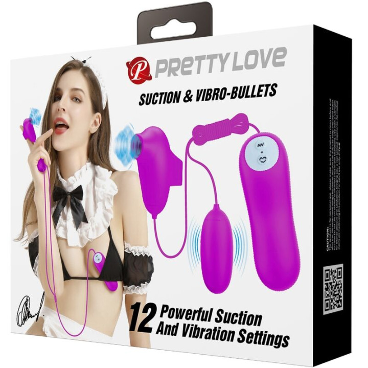 Pretty Love - Proiettile Vibrante e Ventosa