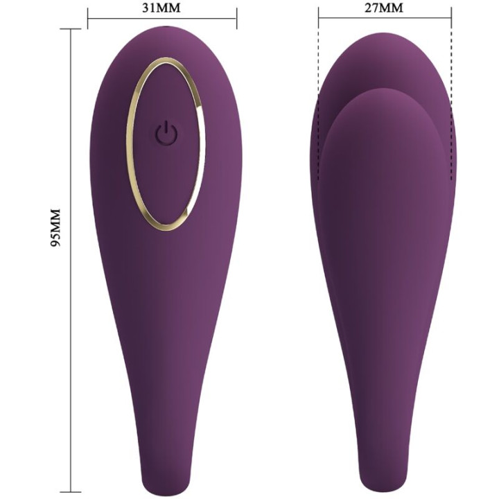 Pretty Love - August Vibrador de Prazer Duplo Global Remoto