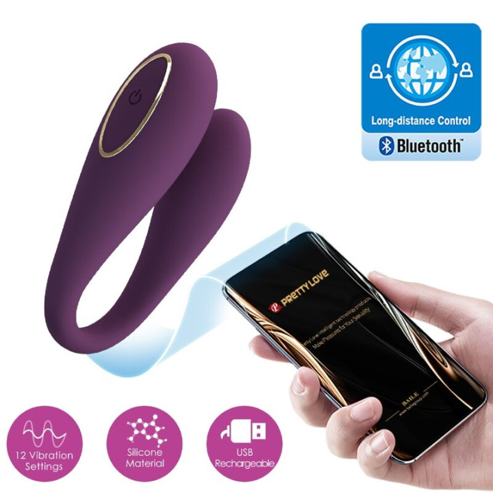 Pretty Love - August Remote Global Doppelt Vergnügen Vibrator