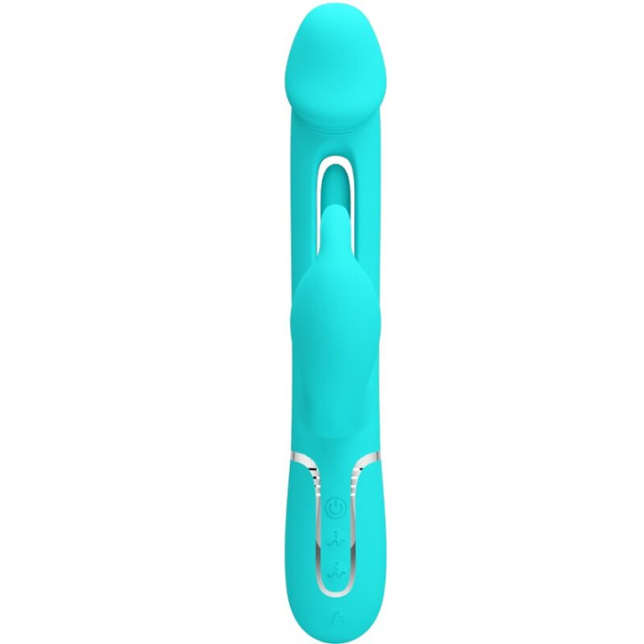 Pretty Love - Dejon Rabbit Vibrator 3 in 1 Multifunktions-Aquagrün