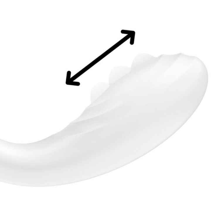 Satisfyer - Vibrador Rrrolling Pleasure Gspot Branco