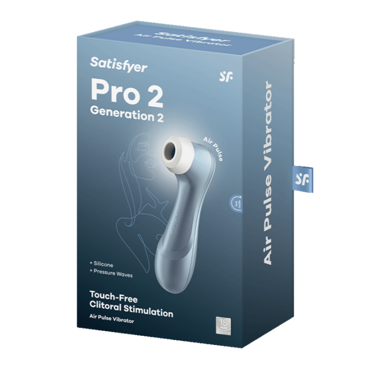 Satisfyer - Estimulador de Pulso de ar Pro 2 Azul