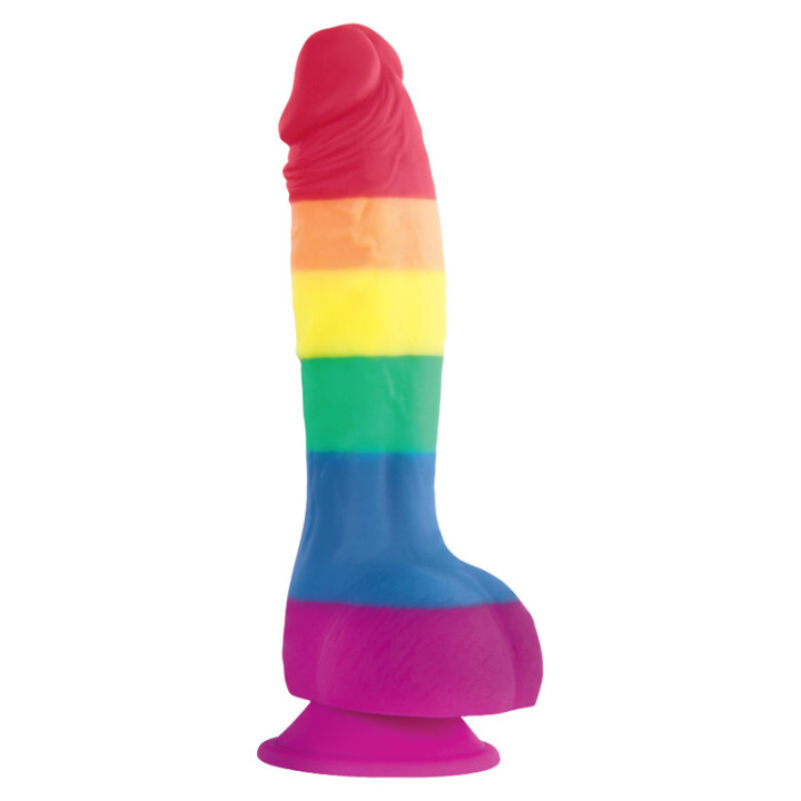 Orgulho - Bandeira Lgbt Dildo 15 cm