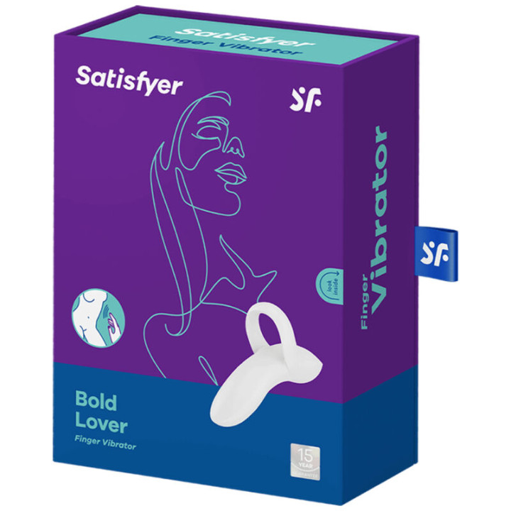 Satisfyer - Wibrator Palcowy Bold Lover Bialy