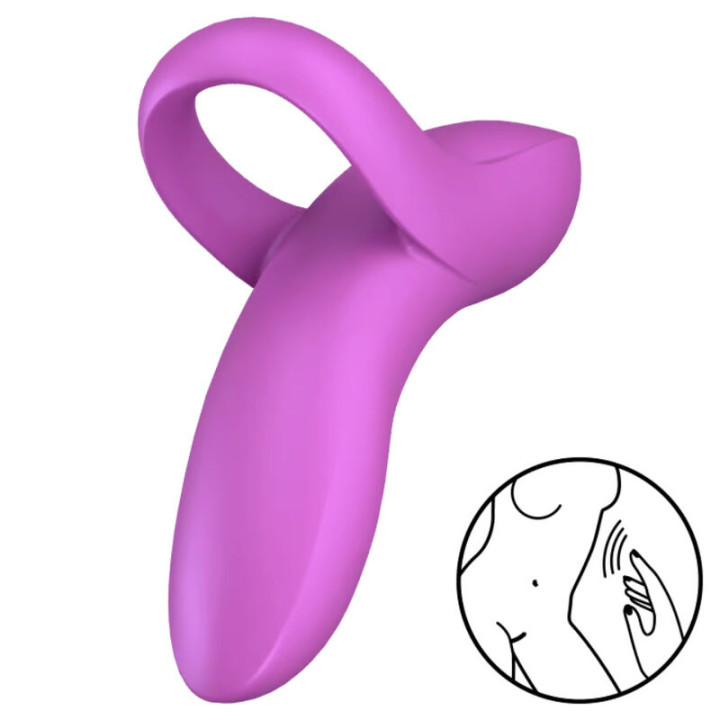 Satisfyer - Vibrateur Doigts Bold Lover Rose