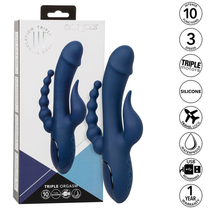 Calexotics - Vibrator Triple Orgasm Blue