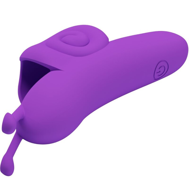 Pretty Love - Snail Estimulador de Dedo Roxo Poderoso