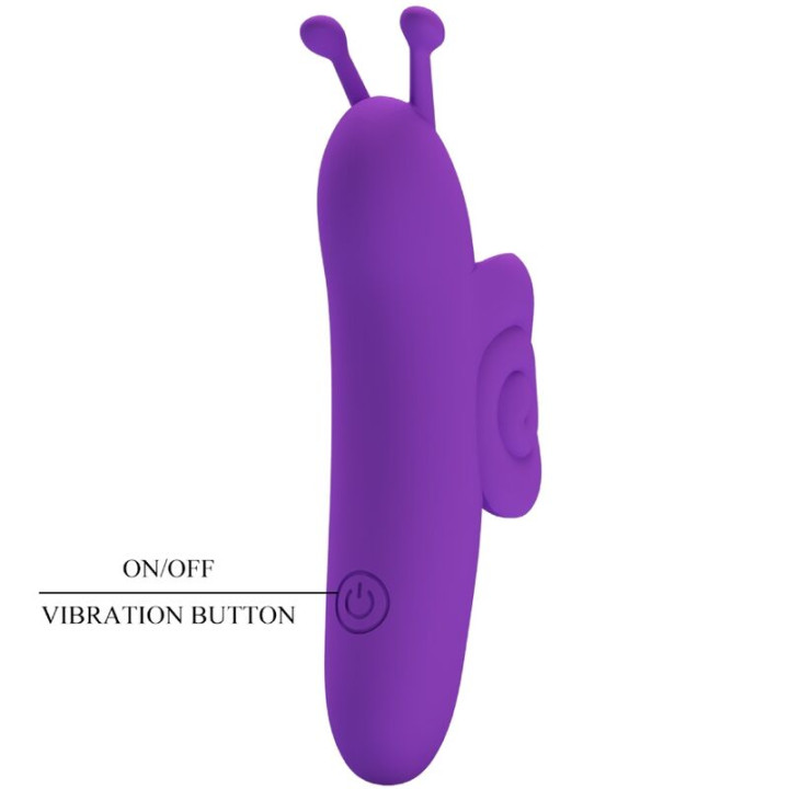 Pretty Love - Snail Estimulador de Dedo Roxo Poderoso
