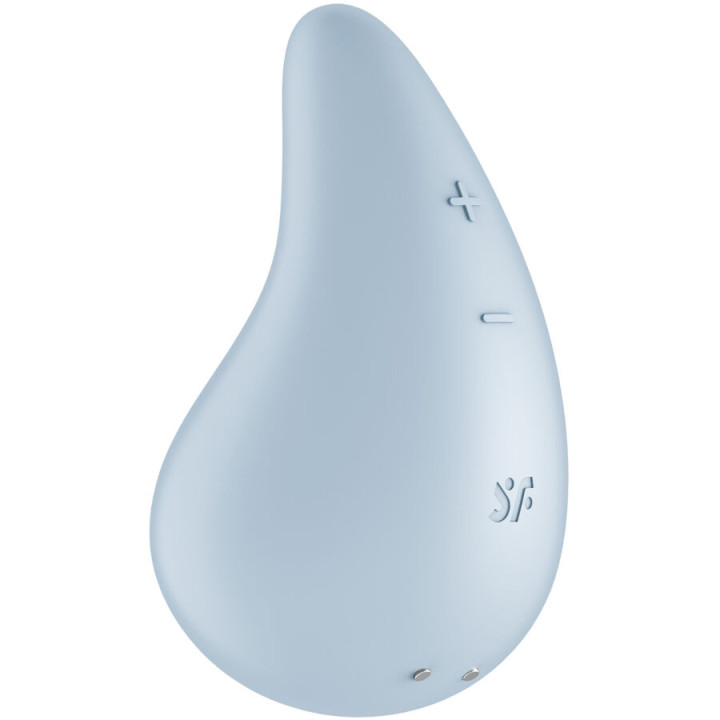 Satisfyer - Vibrateur Dew Drop Lay-on Bleu