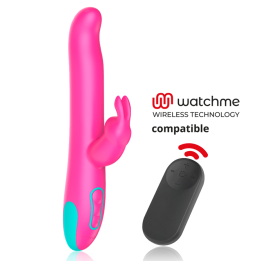 Happy Loky - Pluto Wibrator Rabbit i Rotator + Pilot Zdalnego Sterowania Watchme