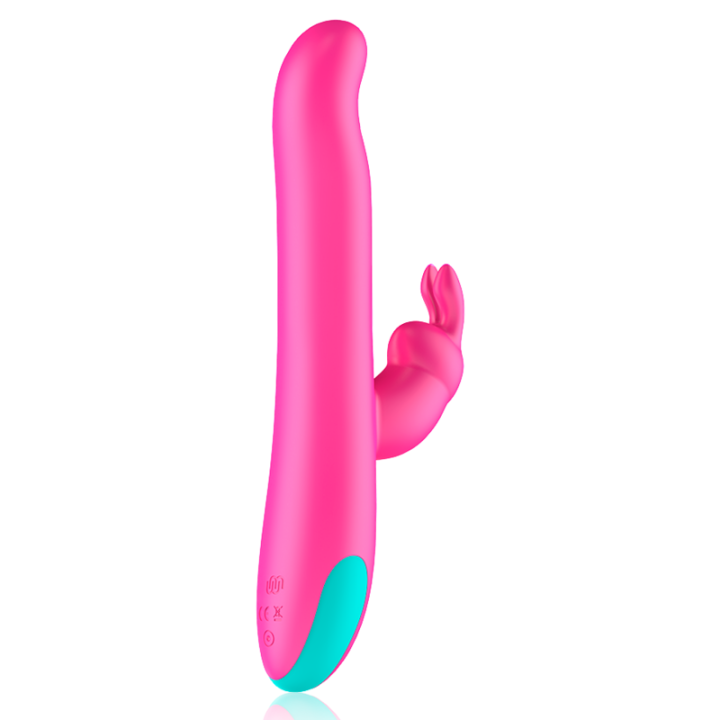 Happy Loky - Pluto Vibromasseur Rabbit et Rotatif + Télécommande Watchme