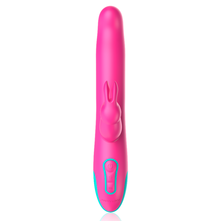 Happy Loky - Pluto Vibratore Rabbit e Rotatore + Telecomando Watchme
