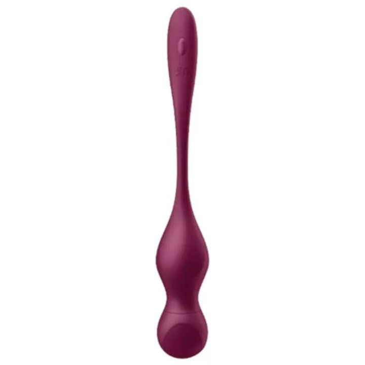 Satisfyer - Love Birds Vary Sfere Vibranti App Gratuita Wine Rosso